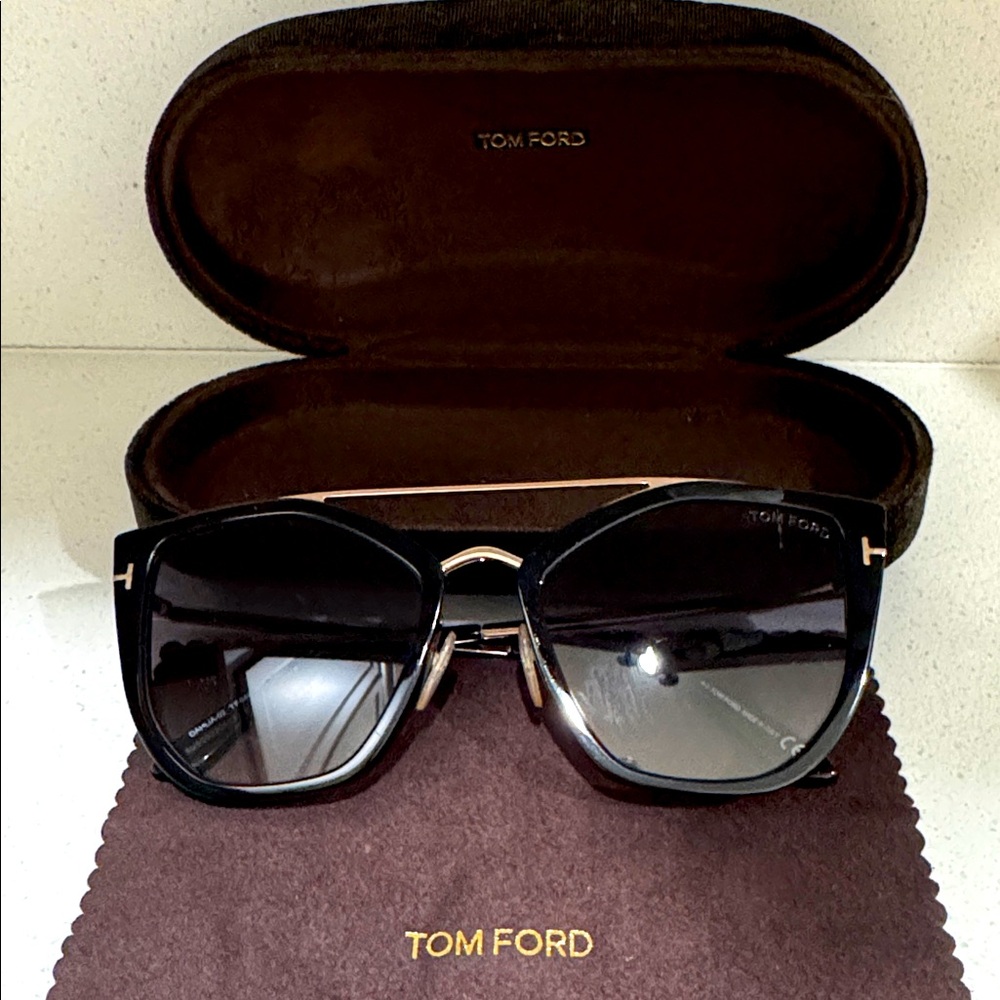 Tom Ford Dahlia 55mm Sunglasses